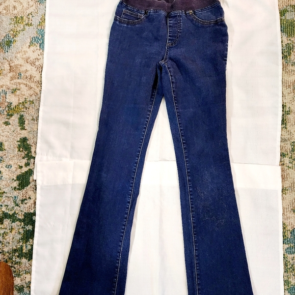 Boston Proper Pull on Indigo Stretch Jeans 2 - Picture 1 of 7